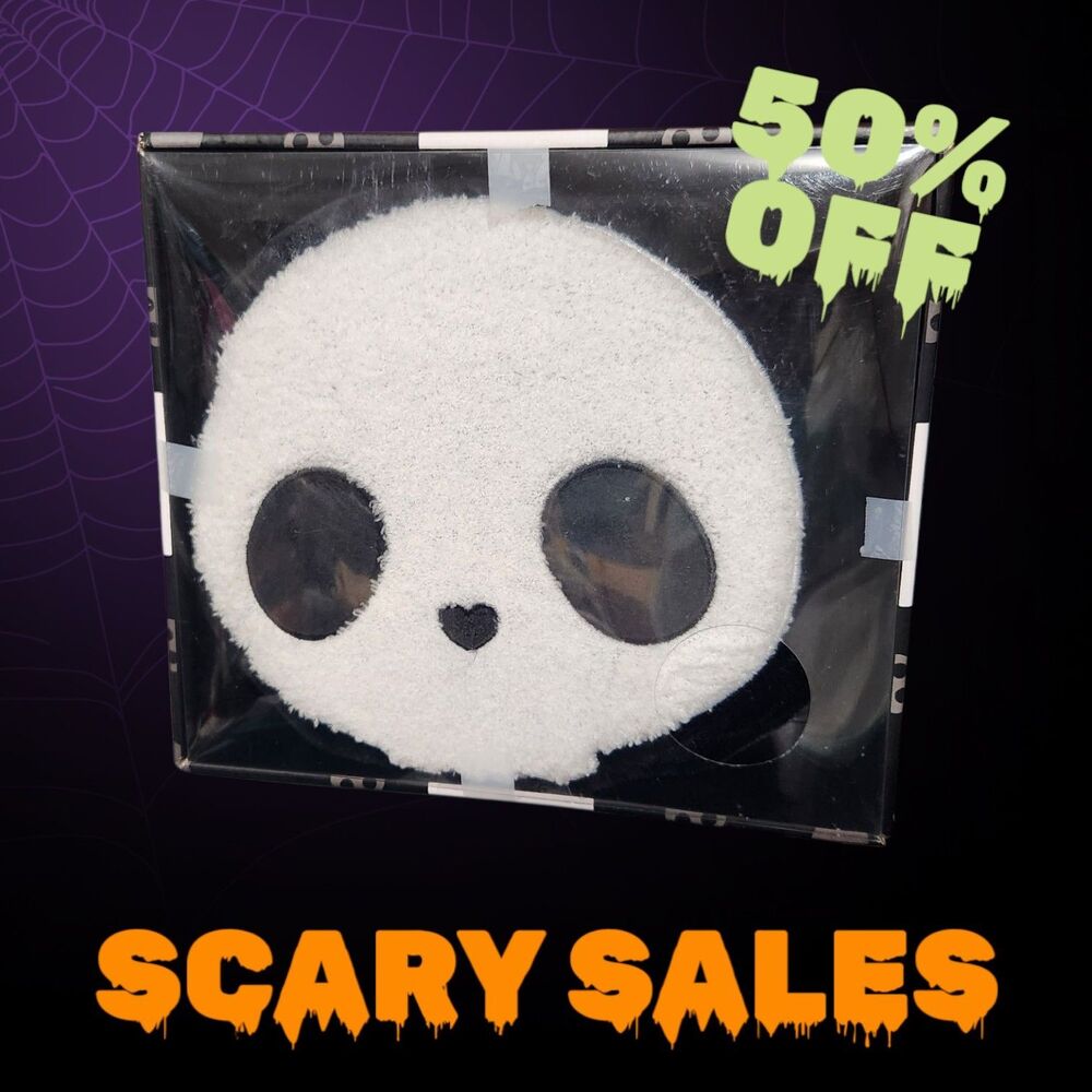 Skeleton Halloween Pillow 9" With Microwaveable Heat Pack Soft Skull Spooky
